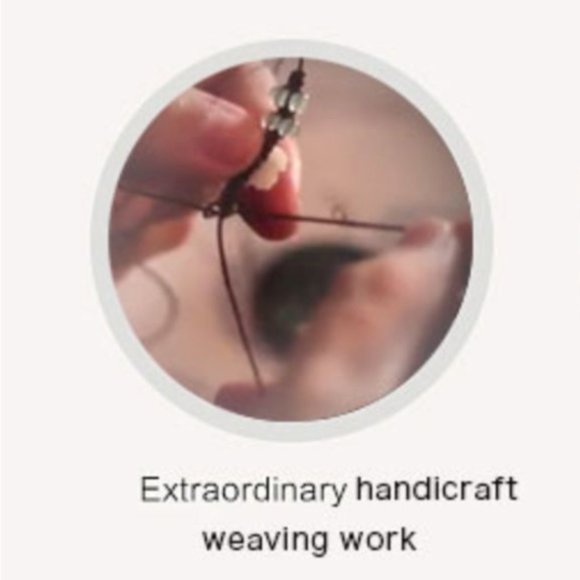 NEW Nepal Handmade Cloisonne Dangle Earrings - Picture 9 of 9